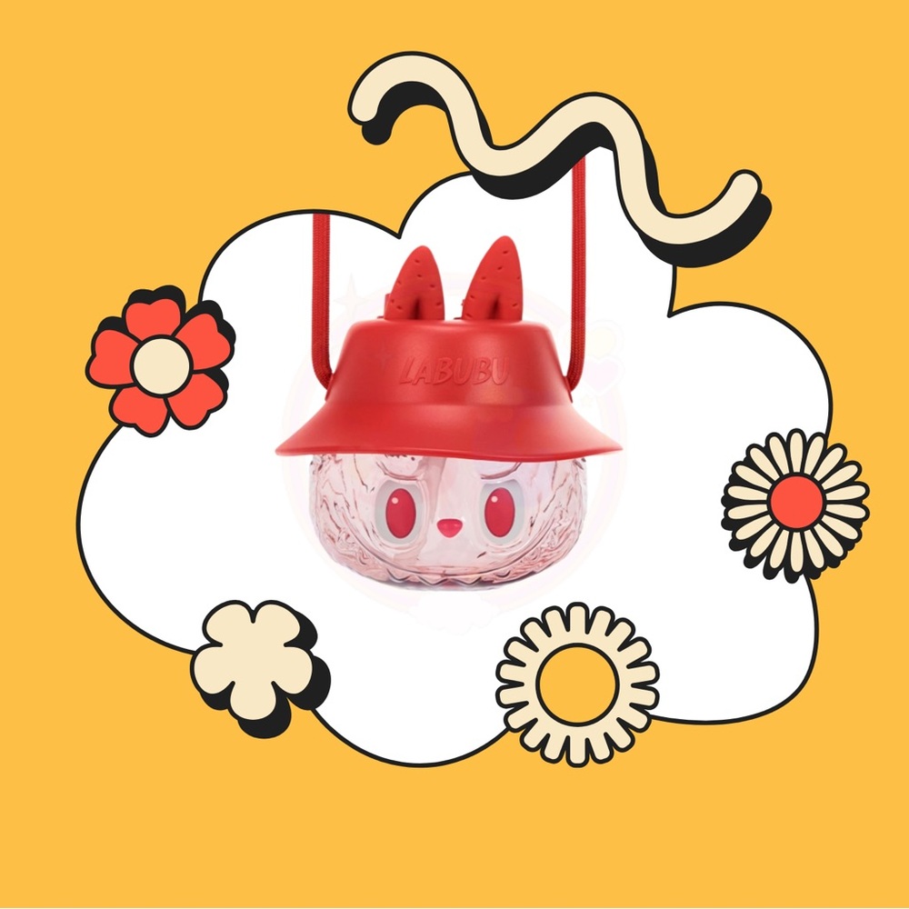 POPMART-THE MONSTERS WACKY MART TUMBLER-TOMATO RED